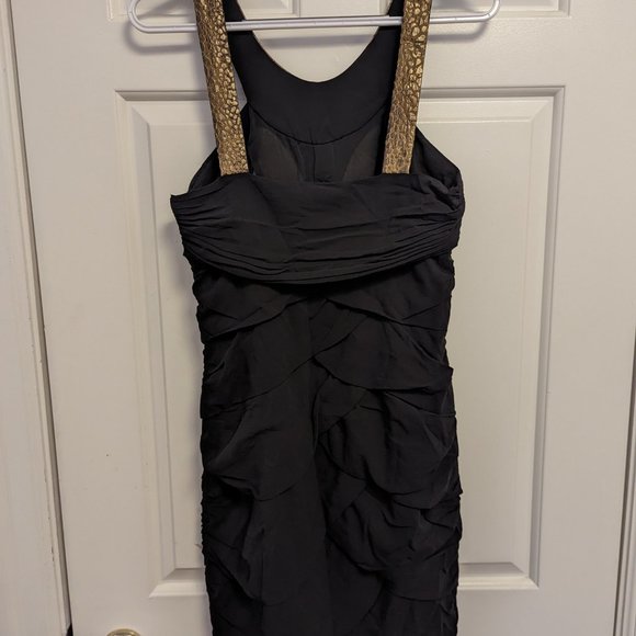 Nicole Miller Black Dress - Size 8 - Picture 1 of 5